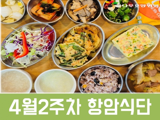 2025년 4월2주차 항암식단