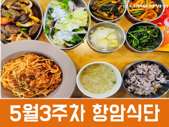2025년 5월3주차 항암식단