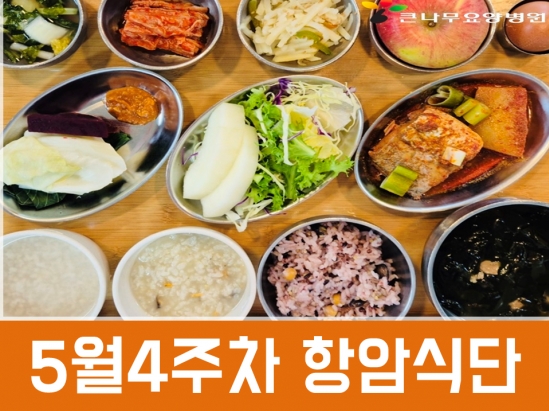 2025년 5월4주차 항암식단