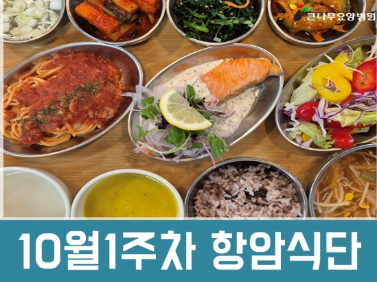 2025년 10월 1주차 항암식단